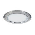 LED-DECKENLEUCHTE 45/6 cm   - Chromfarben/Transparent, Design, Kunststoff/Metall (45/6cm) - Novel