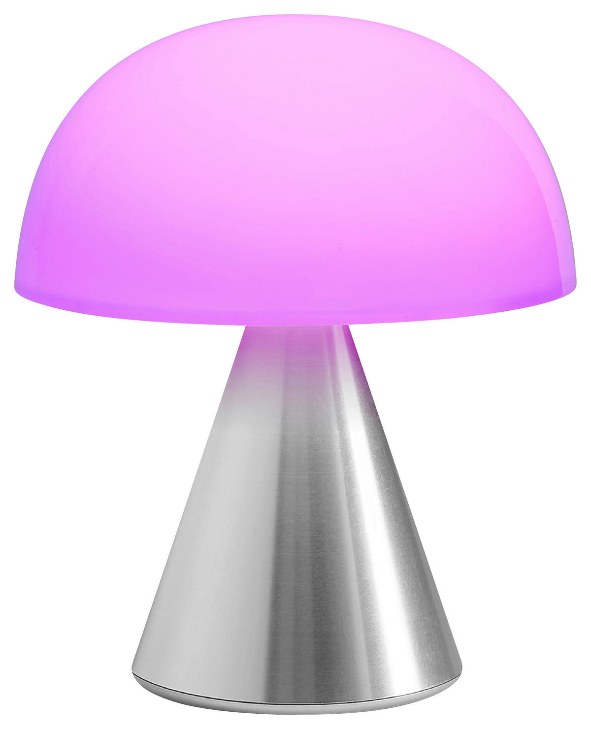 AKKU-TISCHLEUCHTE 9.2/11/9.2 cm   - Alufarben, Design, Kunststoff/Metall (9.2/11/9.2cm)