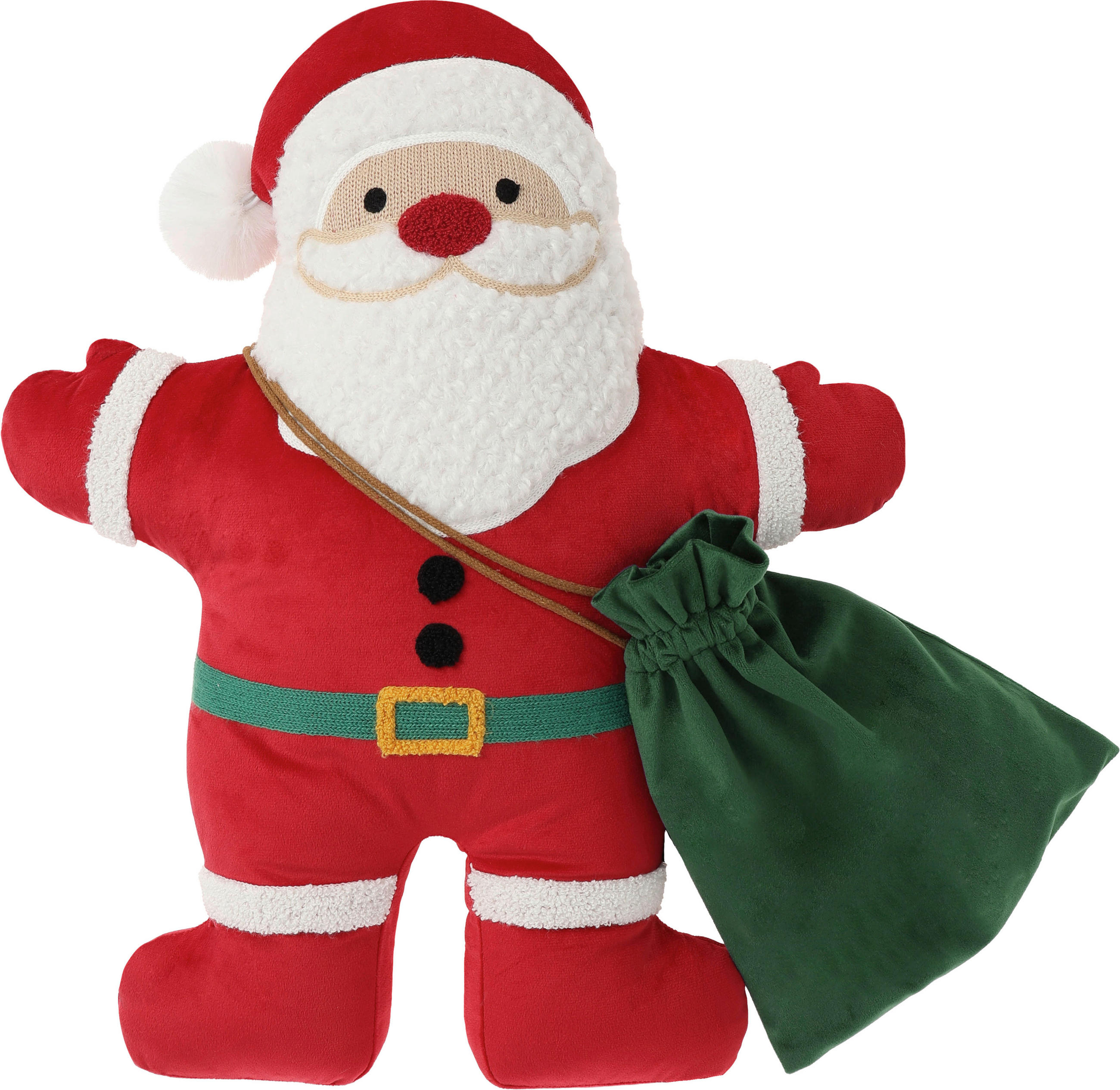ZIERKISSEN TRADITIONELL 49/42 cm  - Rot/Multicolor, KONVENTIONELL, Textil (49/42cm) - X-Mas