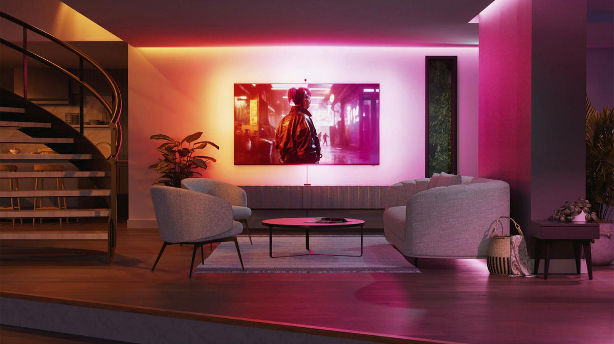 4D MIRROR+LIGHT STRIP KIT 85" 520 cm   - Schwarz, Basics, Kunststoff (520cm) - NANOLEAF