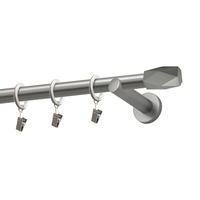 KARNIŠA srebrne boje metal - srebrne boje, Basics, metal (160cm) - Gardinia