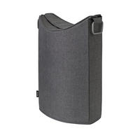 WÄSCHESAMMLER - Anthrazit, Design, Textil/Metall (45/67/28cm) - Blomus