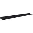 WANDBOARD in 120/4/10 cm Schwarz  - Schwarz, Basics, Metall (120/4/10cm) - Xora