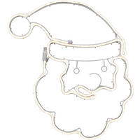 WEIHNACHTSMANN - Weiß, Basics, Kunststoff/Metall (48/2/53cm) - Eglo