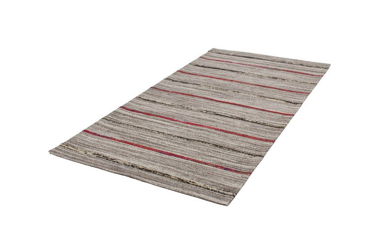 Traversă - roșu/culoare natur, Basics, textil (80/150cm) - Kayoom