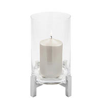 WINDLICHT Silberfarben 15/29 cm  - Silberfarben, Basics, Glas/Metall (15/29cm) - Fink