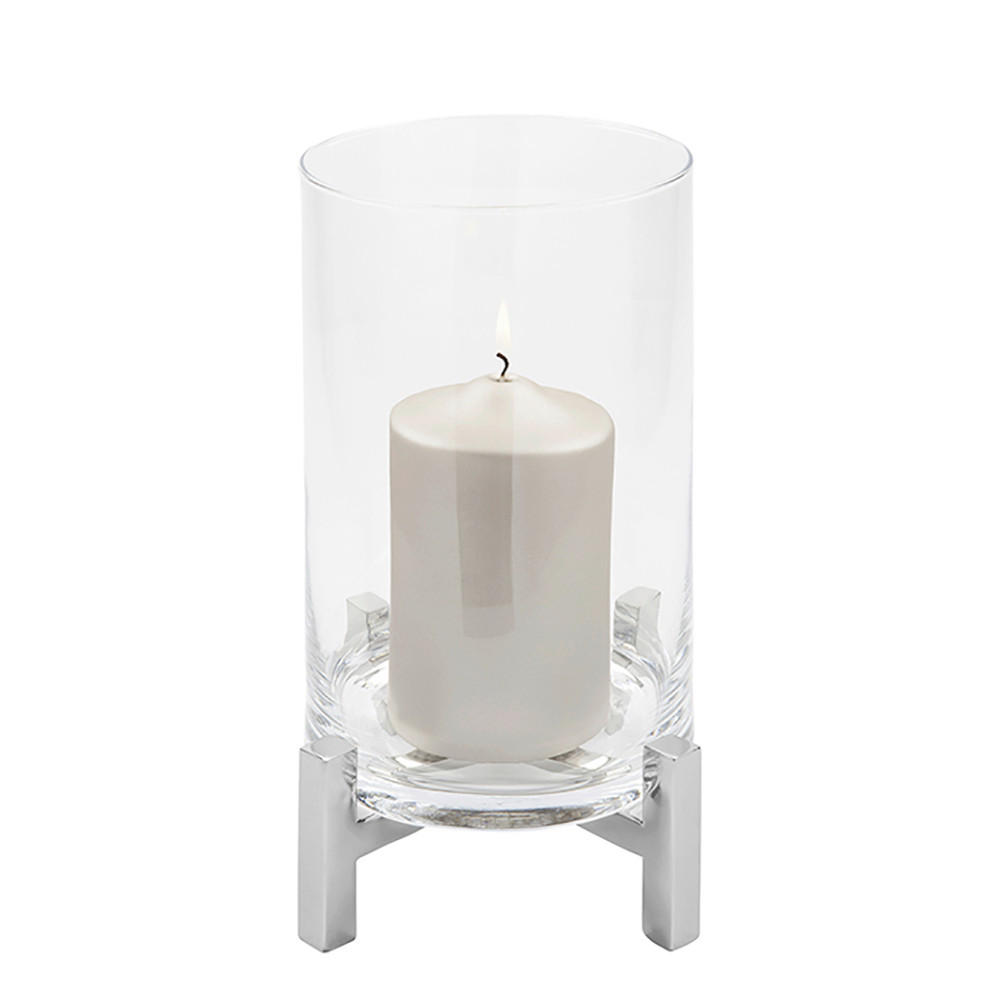 Fink Windlicht Silber 29 cm