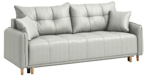 SCHLAFSOFA  in Chenille Naturfarben  - Buchefarben/Naturfarben, Design, Holz/Textil (217/97/101cm) - Carryhome