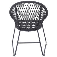 GARTENSESSEL Aluminium Anthrazit, Grau  - Anthrazit/Grau, Design, Textil/Metall (62/87,5/64cm)