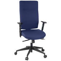 DREHSTUHL  in Flachgewebe Dunkelblau  - Dunkelblau, MODERN, Kunststoff/Textil (57/125/53cm) - MID.YOU