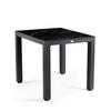 LOUNGETISCH  - Anthrazit/Schwarz, Basics, Kunststoff/Metall (80/80/77,3cm) - Tierra Outdoor