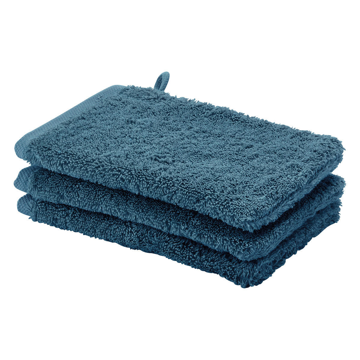 WASCHLAPPEN - Blau, Basics, Textil (16/22cm) - Aquanova