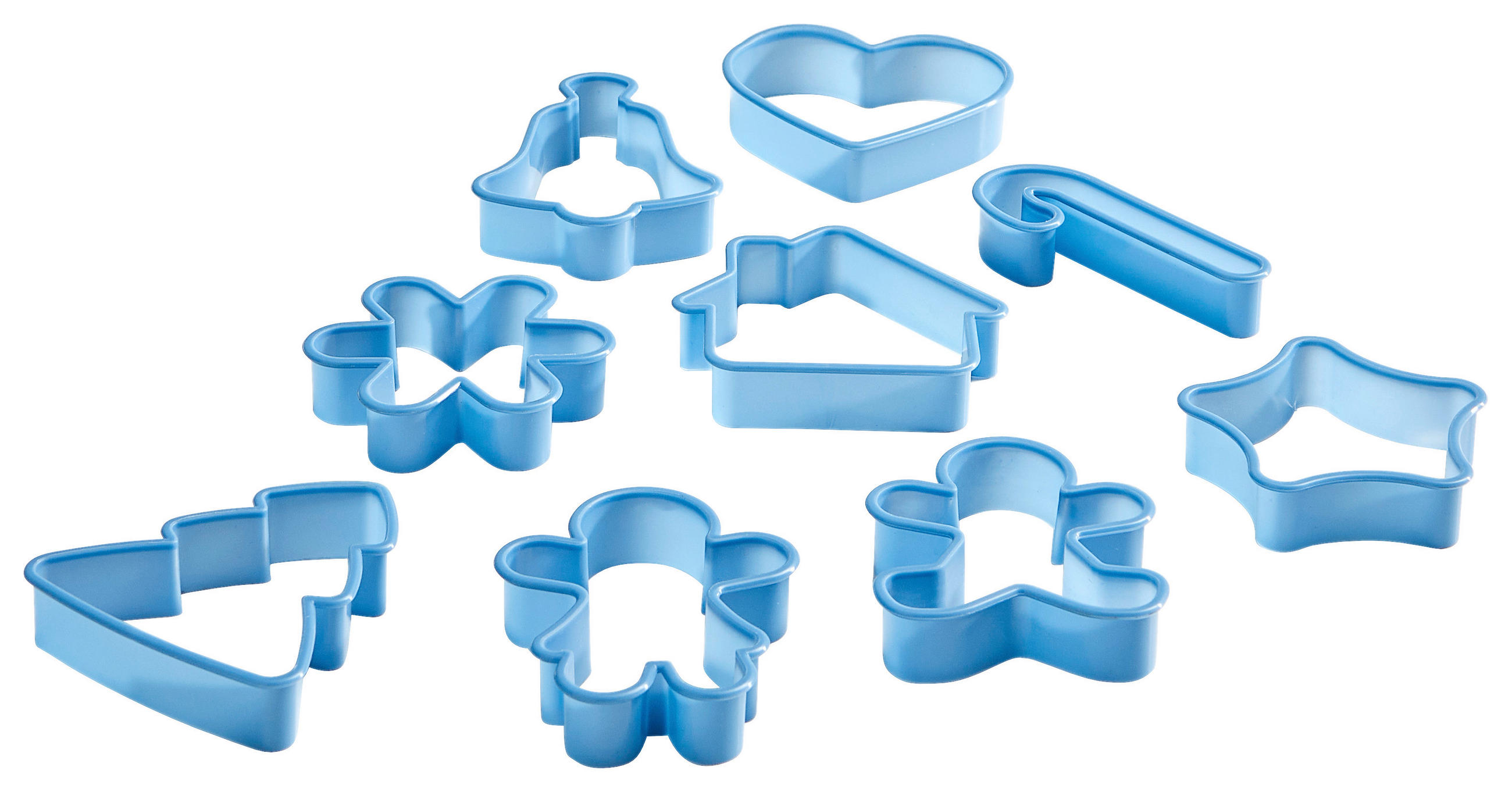 KEKSAUSSTECHFORM - Blau, Basics, Kunststoff - X-Mas