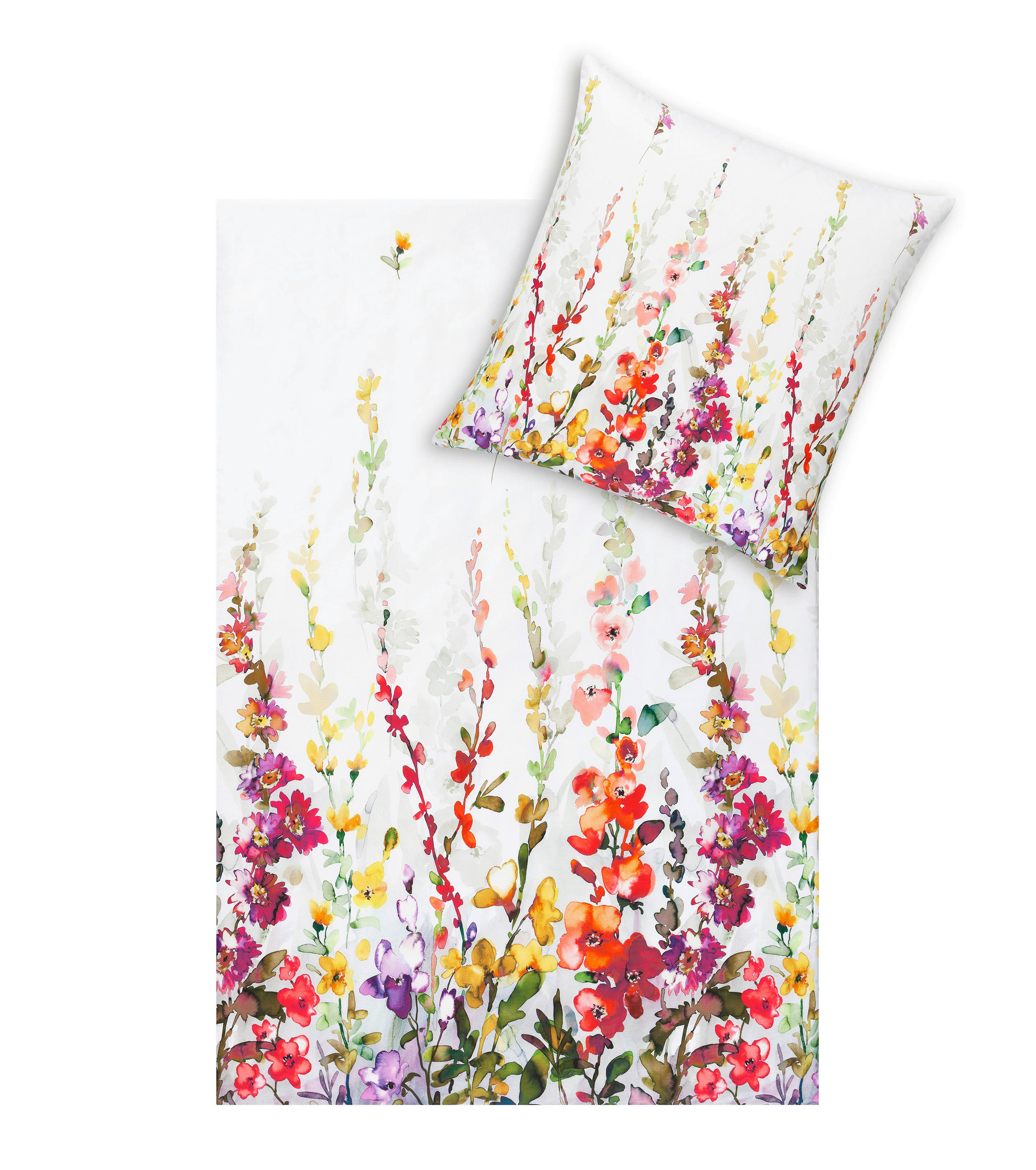 BETTWÄSCHE Impulse Makosatin 135/200 cm  - Multicolor, Design, Textil (135/200cm) - Estella