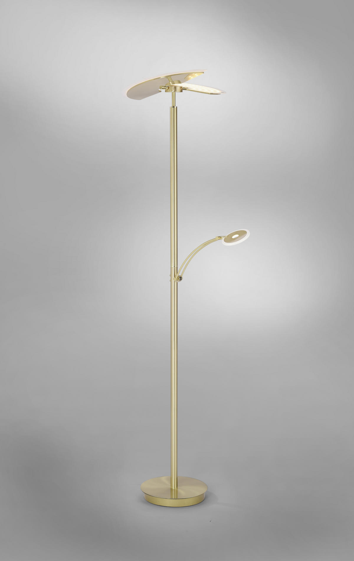 LED-DECKENFLUTER 62/444/200,3 cm    - Messingfarben, Basics, Metall (62/444/200,3cm) - Paul Neuhaus