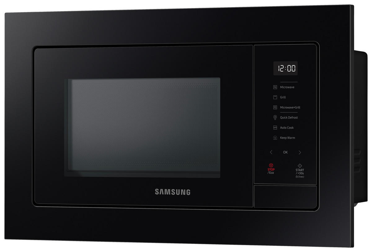 EINBAUMIKROWELLE MG23A7318CKE1  - Schwarz, Basics, Glas/Metall (48,9/27,5/36,2cm) - Samsung