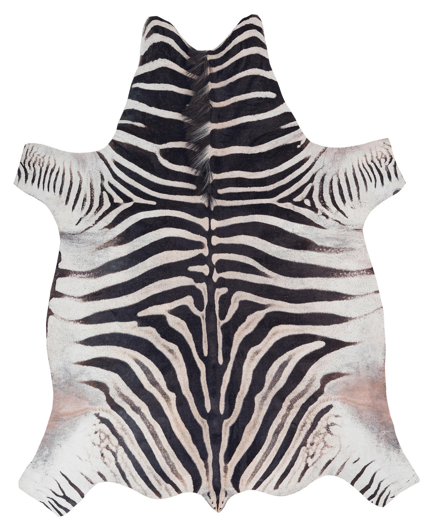 RINDERFELL 155/190 cm My Toledo  - Weiss/Schwarz, Design, Textil (155/190cm) - Novel