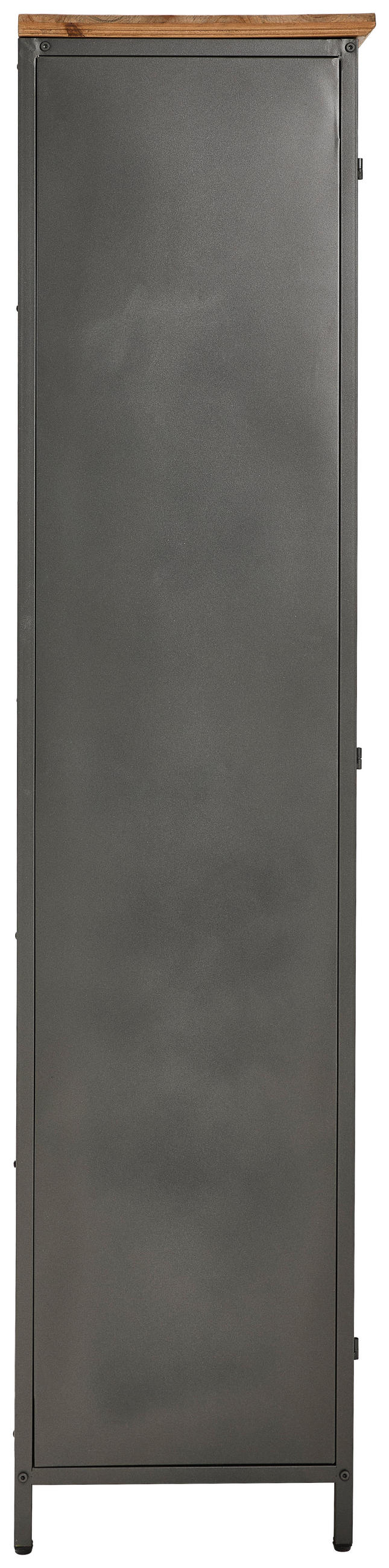 SPIEGELSCHRANK 121/175/41 cm  - Klar/Schwarz, Natur, Glas/Holz (121/175/41cm) - Livetastic