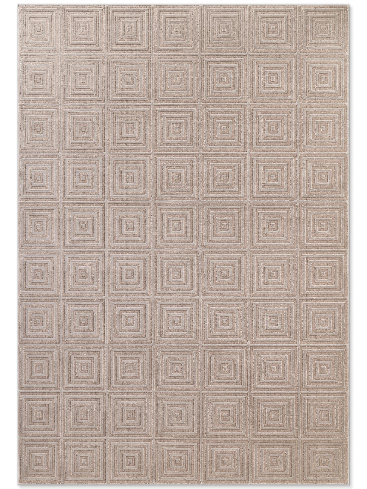 TEPPICH 200/280 cm Perles Creme, Beige rechteckig  - Beige/Creme, Basics, Kunststoff (200/280cm) - Elle Decoration