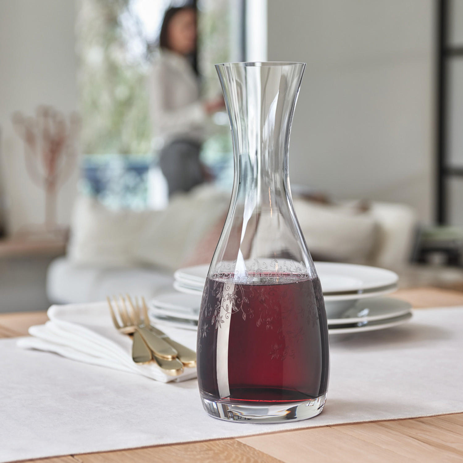 KARAFFE 0.75 L    - Klar, KONVENTIONELL, Glas - Leonardo