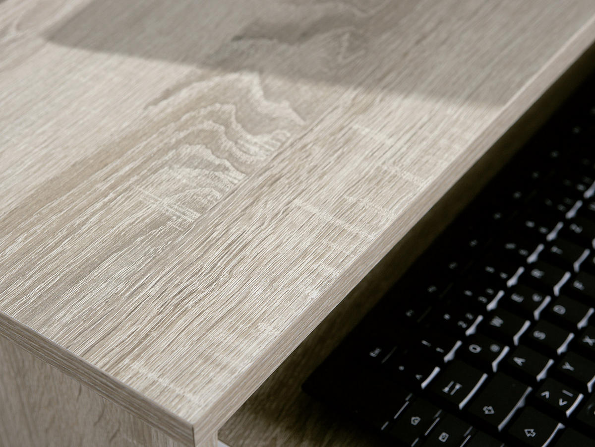 PC STŮL, Sonoma dub, 80/50/75 cm - Sonoma dub, Konvenční, kompozitní dřevo/plast (80/50/75cm) - MID.YOU