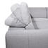 WOHNLANDSCHAFT Grau Rücken echt - Chromfarben/Schwarz, Design, Textil (290/238cm) - Pure Home Lifestyle WOHNLANDSCHAFT Grau Rücken echt - Chromfarben/Schwarz, Design, Textil (290/238cm) - Pure Home Lifestyle