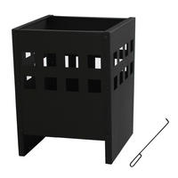 ELDKORG   - svart, Basics, metall (34,5/45,5/34,5cm) - Ambia Garden