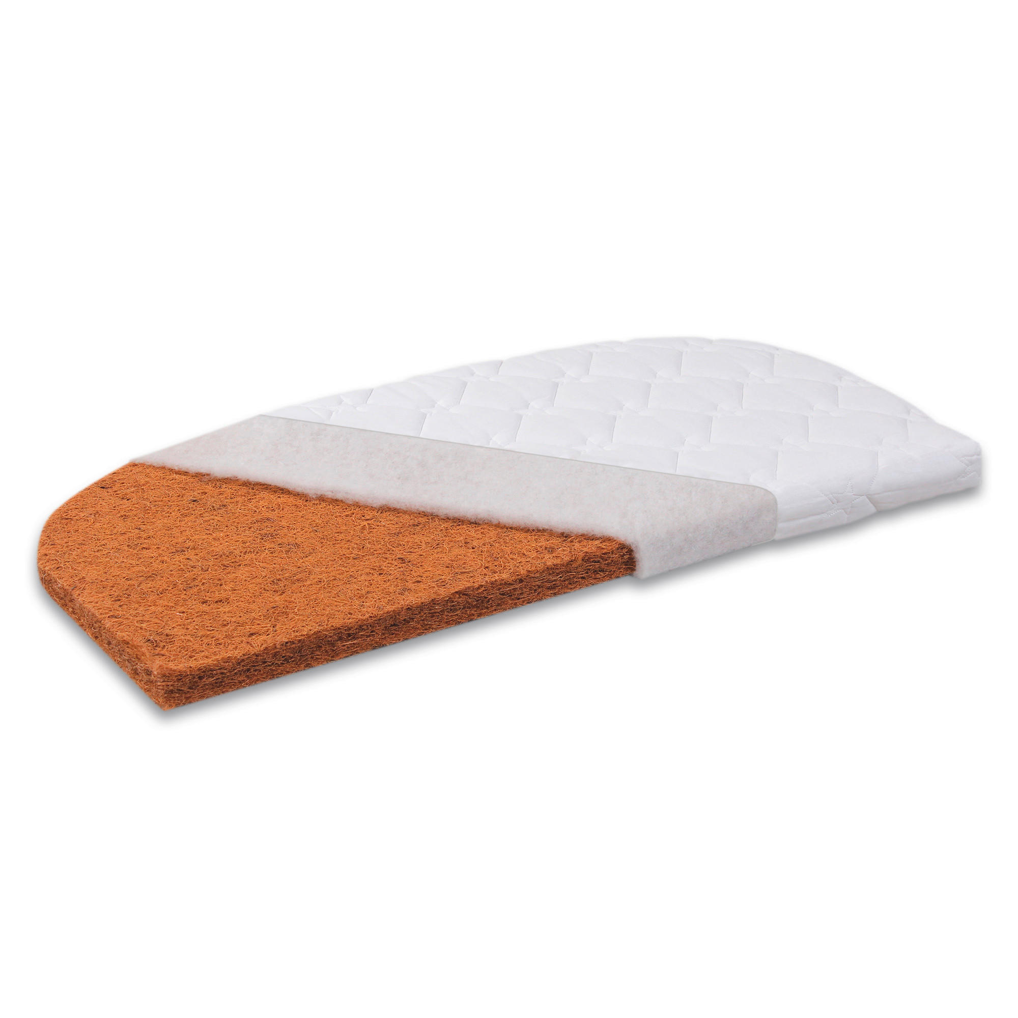 BEISTELLBETTMATRATZE 81/41,5 cm  - Basics, Textil (81/41,5cm) - Babybay
