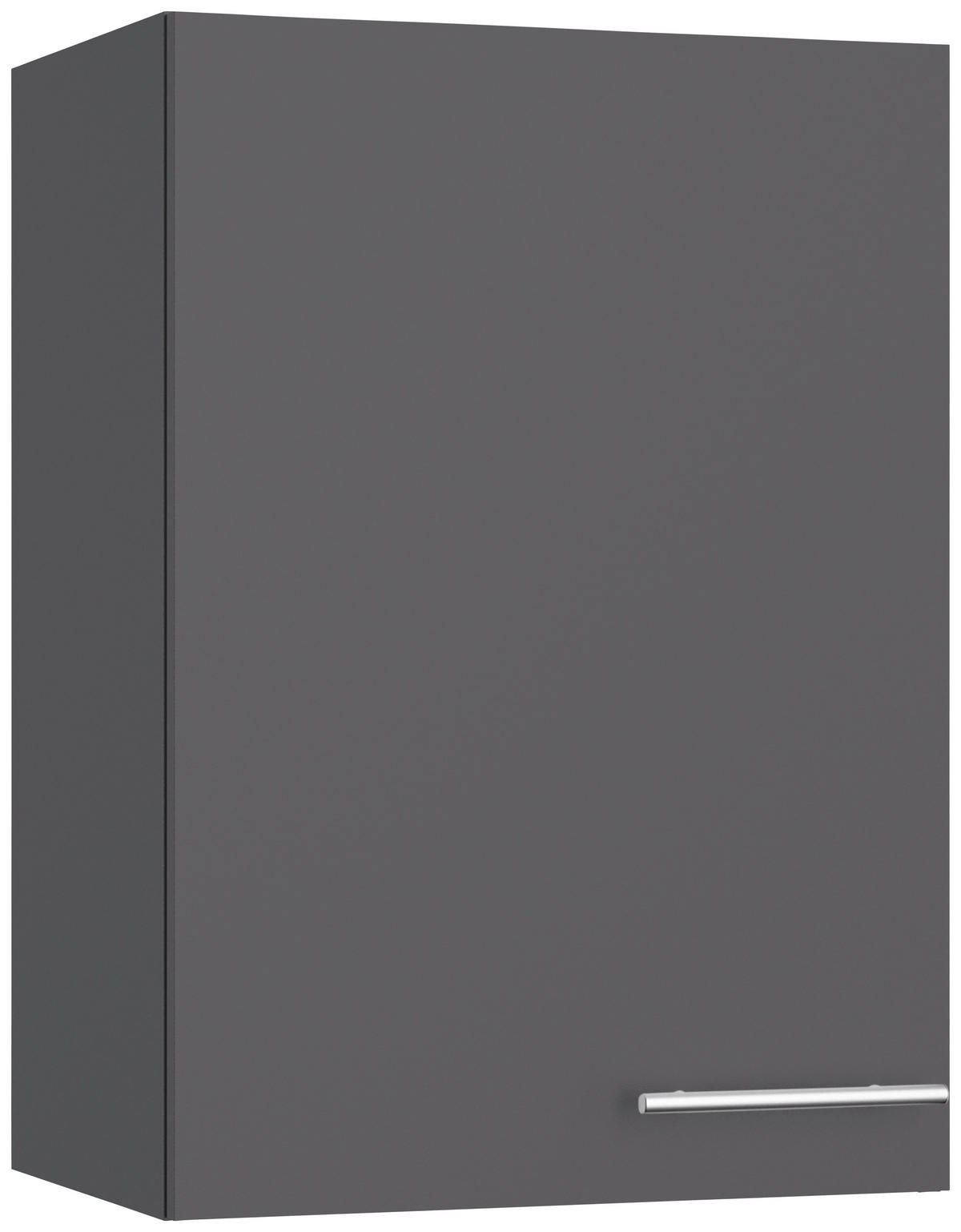 KÜCHENBLOCK 270 cm   in Anthrazit  - Edelstahlfarben/Eichefarben, Basics, Holzwerkstoff/Metall (270cm) - Optifit