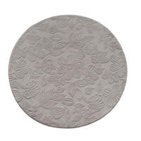 WEBTEPPICH 120 cm Stilo Hellgrau rund  - Hellgrau, Basics, Textil (120cm) - Novel