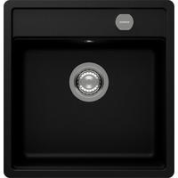 SPÜLE MONN100SFBPUR  - Schwarz, Basics, Stein (49/29/51cm) - Schock