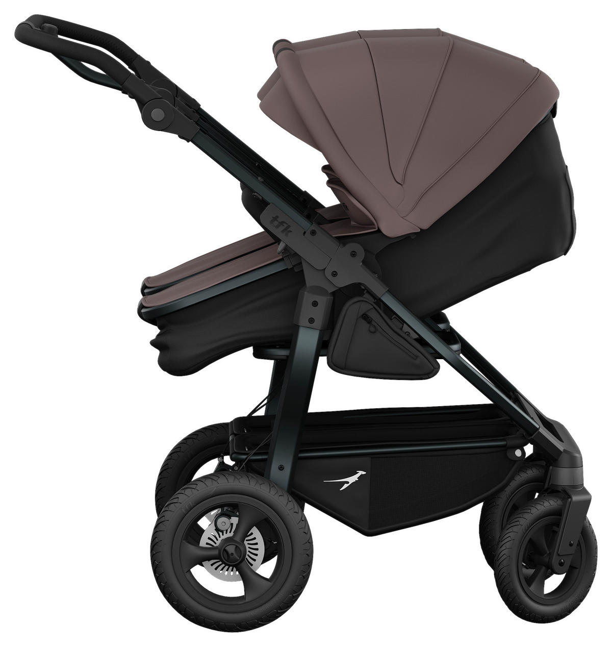 ZWILLINGSWAGEN  - Anthrazit, Basics, Metall (78,5/110/108cm) - TFK