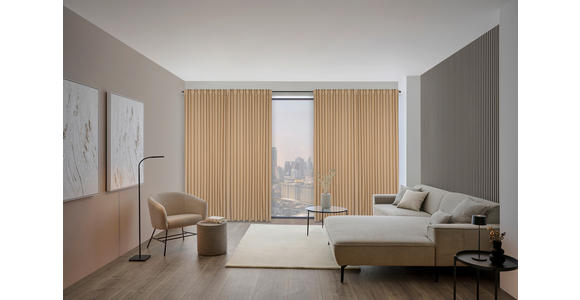 FERTIGVORHANG  blickdicht   140/260 cm  - Braun, Design, Textil (140/260cm) - Dieter Knoll