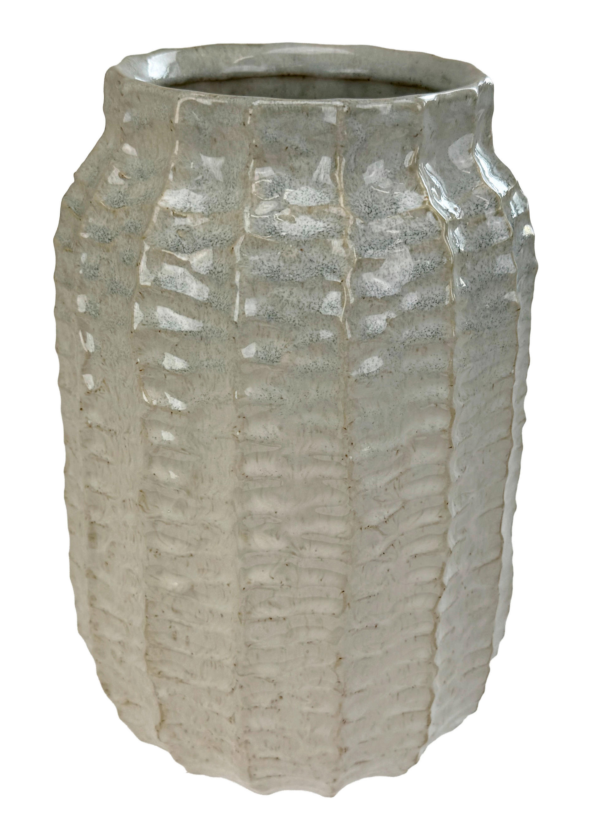 VÁZA, keramika, 31,5 cm - perleť, Lifestyle, keramika (17.5/31.5/17.5cm)