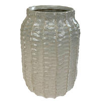 VÁZA, keramika, 31,5 cm - perleť, Lifestyle, keramika (17.5/31.5/17.5cm)