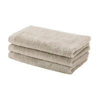 GÄSTETUCHSET London Beigebraun 3-teilig 30/50 cm  - Beigebraun, Basics, Textil (30/50cm) - Aquanova