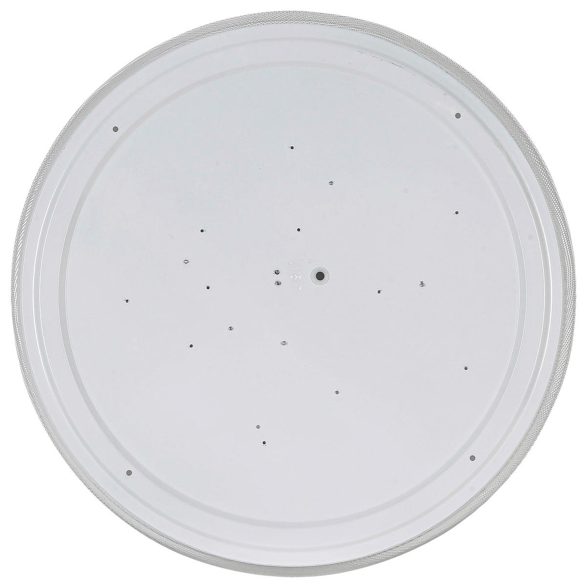 DECKENLEUCHTE 50/8 cm   - Transparent/Weiß, Trend, Kunststoff/Metall (50/8cm) - Novel
