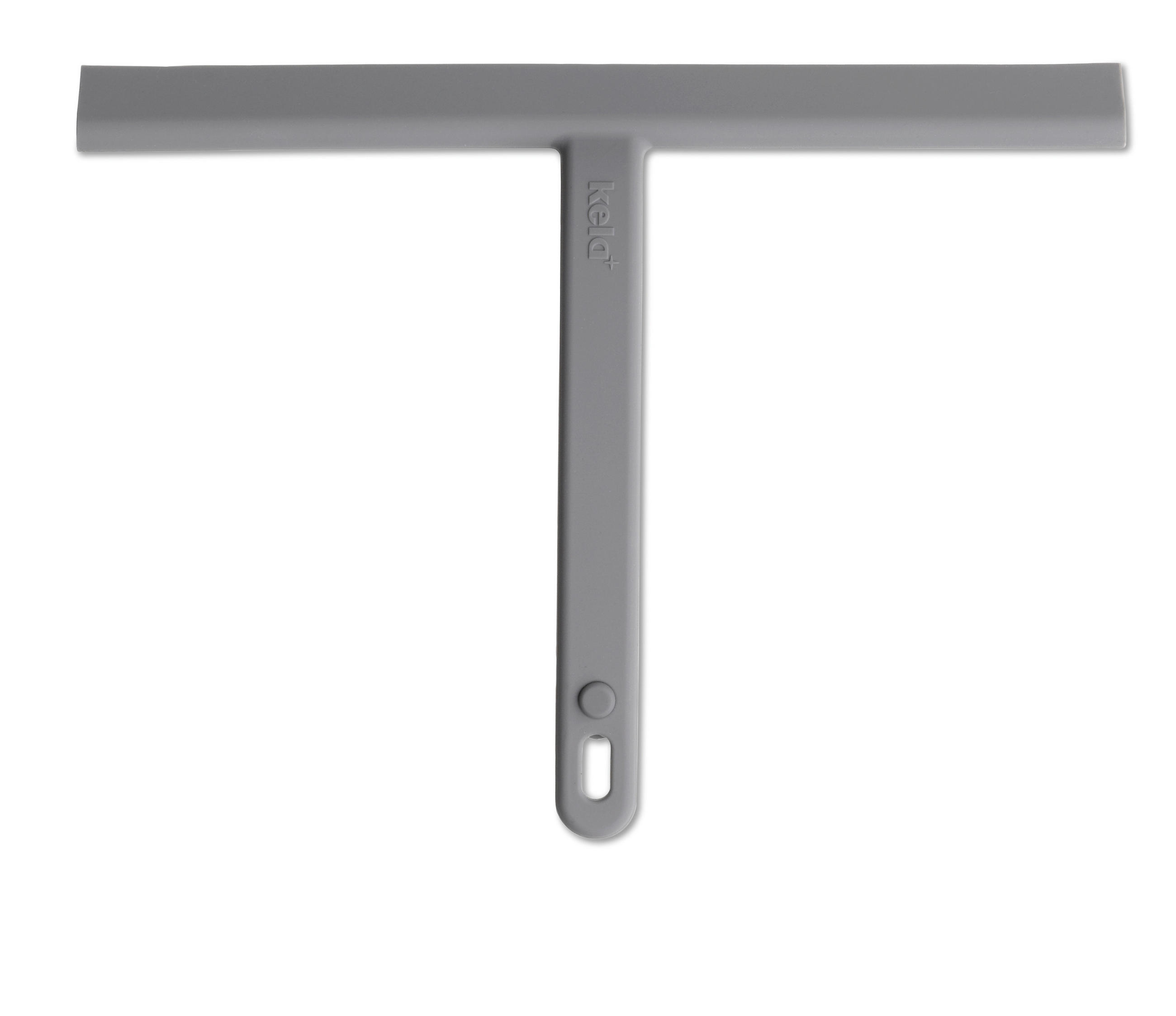 DUSCHABZIEHER  - Dunkelgrau, KONVENTIONELL, Kunststoff (21,5/25,5/2cm) - Kela