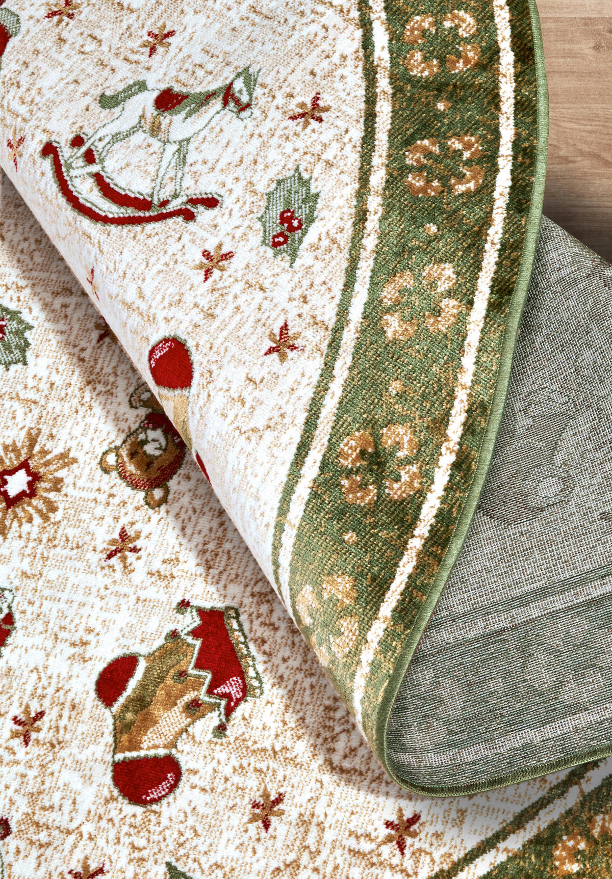 VINTAGE-TEPPICH 200 cm Toy's Delight Nostalgic Shine Weihnachten  - Multicolor, Design, Kunststoff/Textil (200cm) - Villeroy & Boch