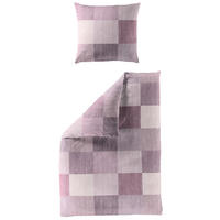 BETTWÄSCHE 2-teilig Biber 155/220 cm  - Beere, Design, Textil (155/220cm) - Bierbaum