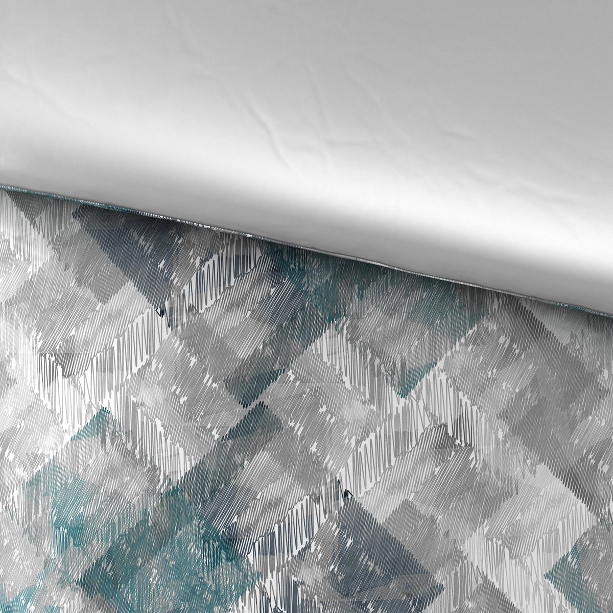 OBOUSTRANNÉ POVLEČENÍ, satén, barvy stříbra, 140/220 cm - barvy stříbra, Konvenční, textil (140/220cm) - Novel