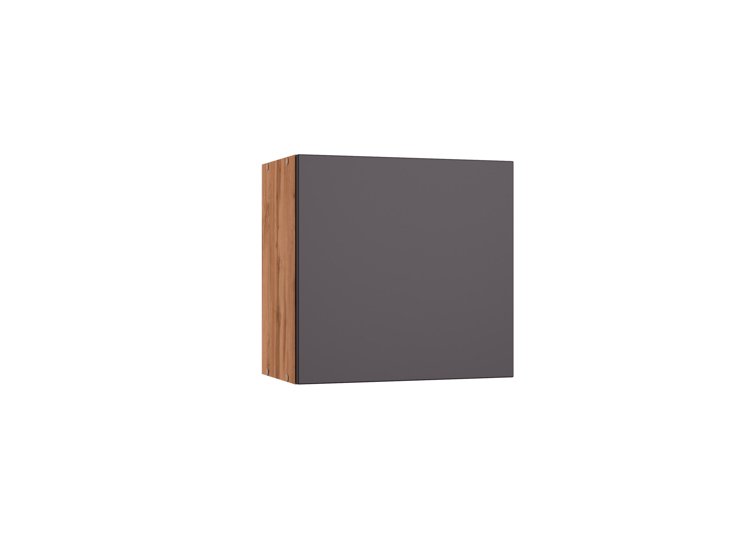 HÄNGESCHRANK 60/57/34 cm - Eiche Wotan/Grau, Design (60/57/34cm) - Held