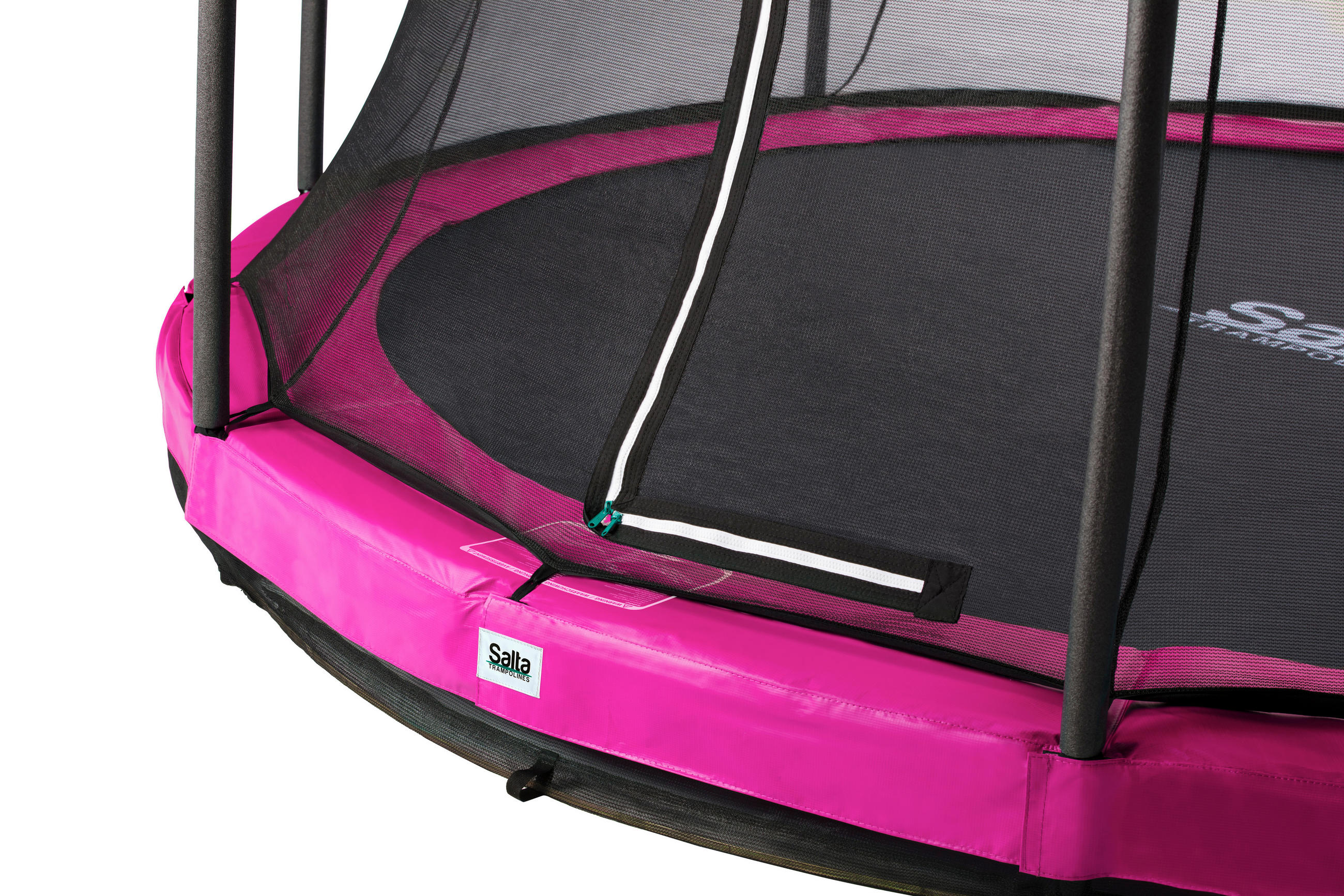 Thumbnail - Salta Trampolin Salta Comfort Edition Ground, Pink, Metall, Outdoor Spielzeug, Trampoline