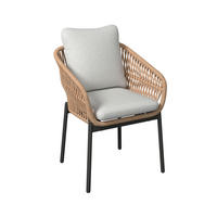 GARTENSTUHL Aluminium Anthrazit, Naturfarben, Hellgrau  - Anthrazit/Hellgrau, Basics, Kunststoff/Textil (63/80/61cm) - Ambia Garden