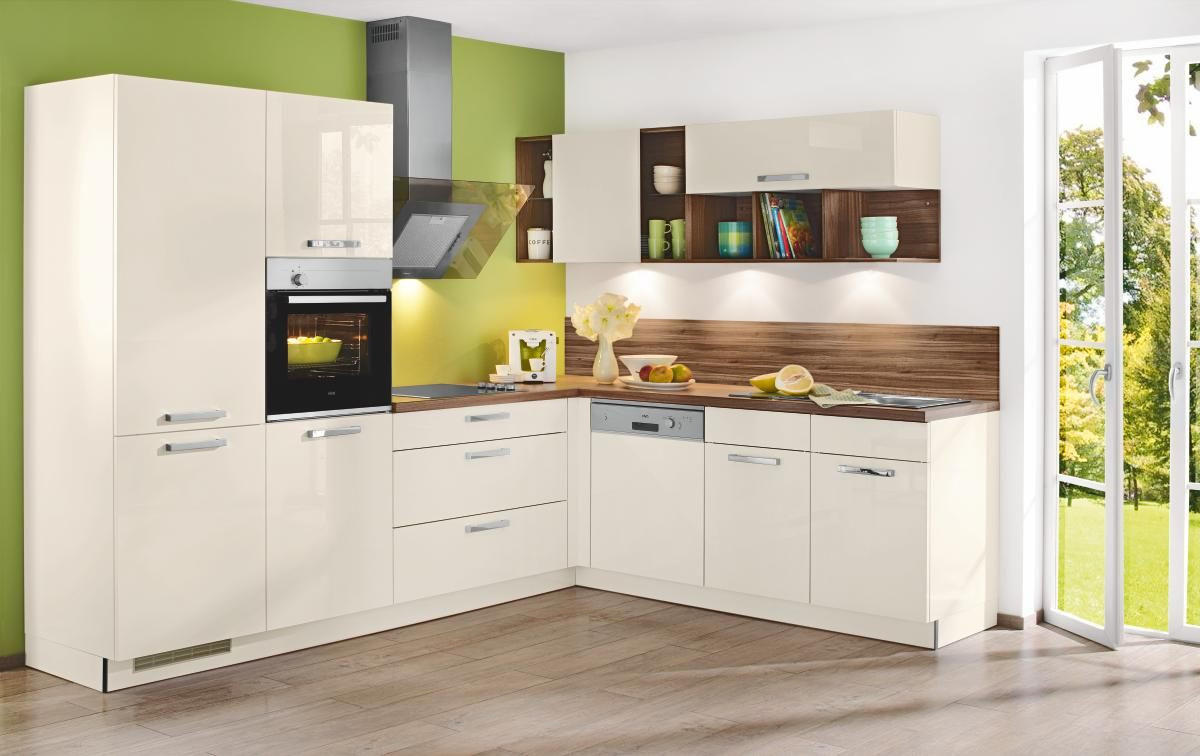 EINBAUKÜCHE LUX  - Magnolie, Design, Holzwerkstoff - Nolte Küchen