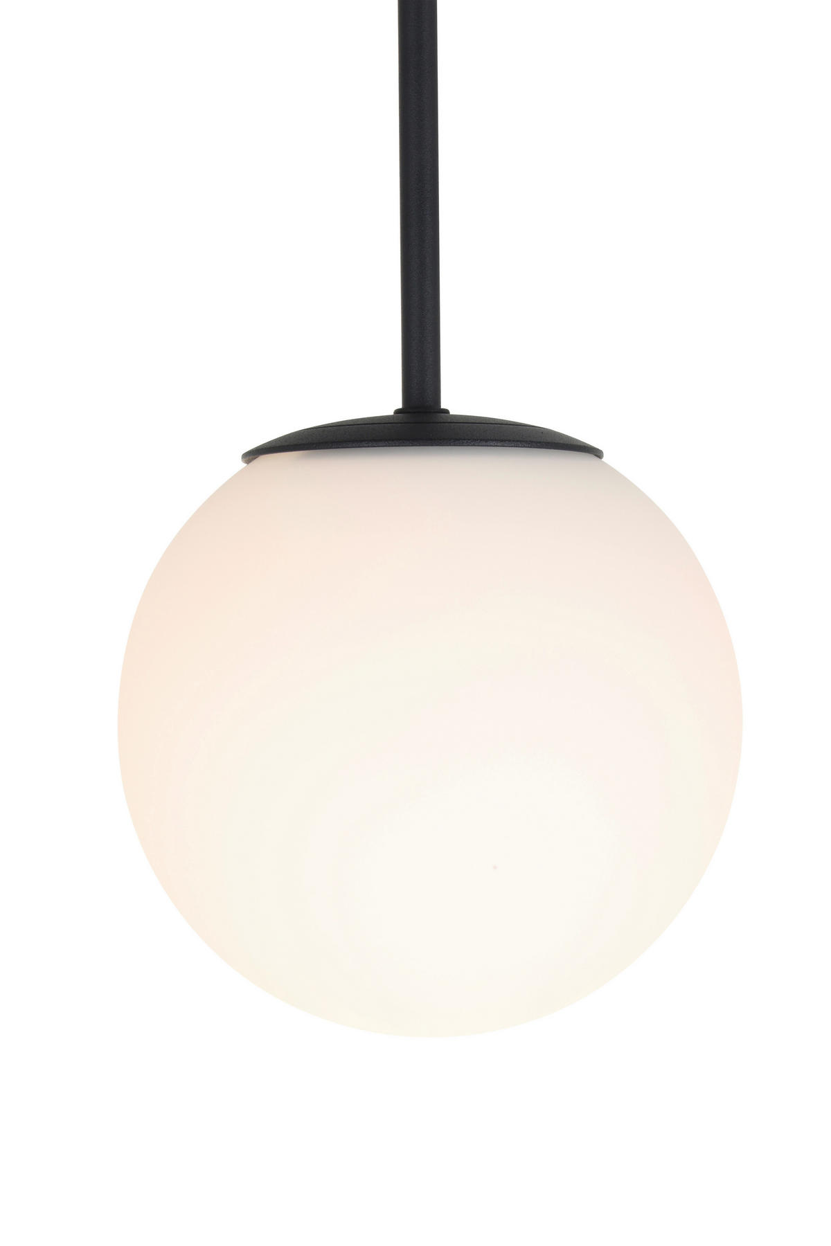 HÄNGELEUCHTE 34,5/41,5 cm   - Schwarz/Weiß, Trend, Glas/Metall (34,5/41,5cm) - Novel