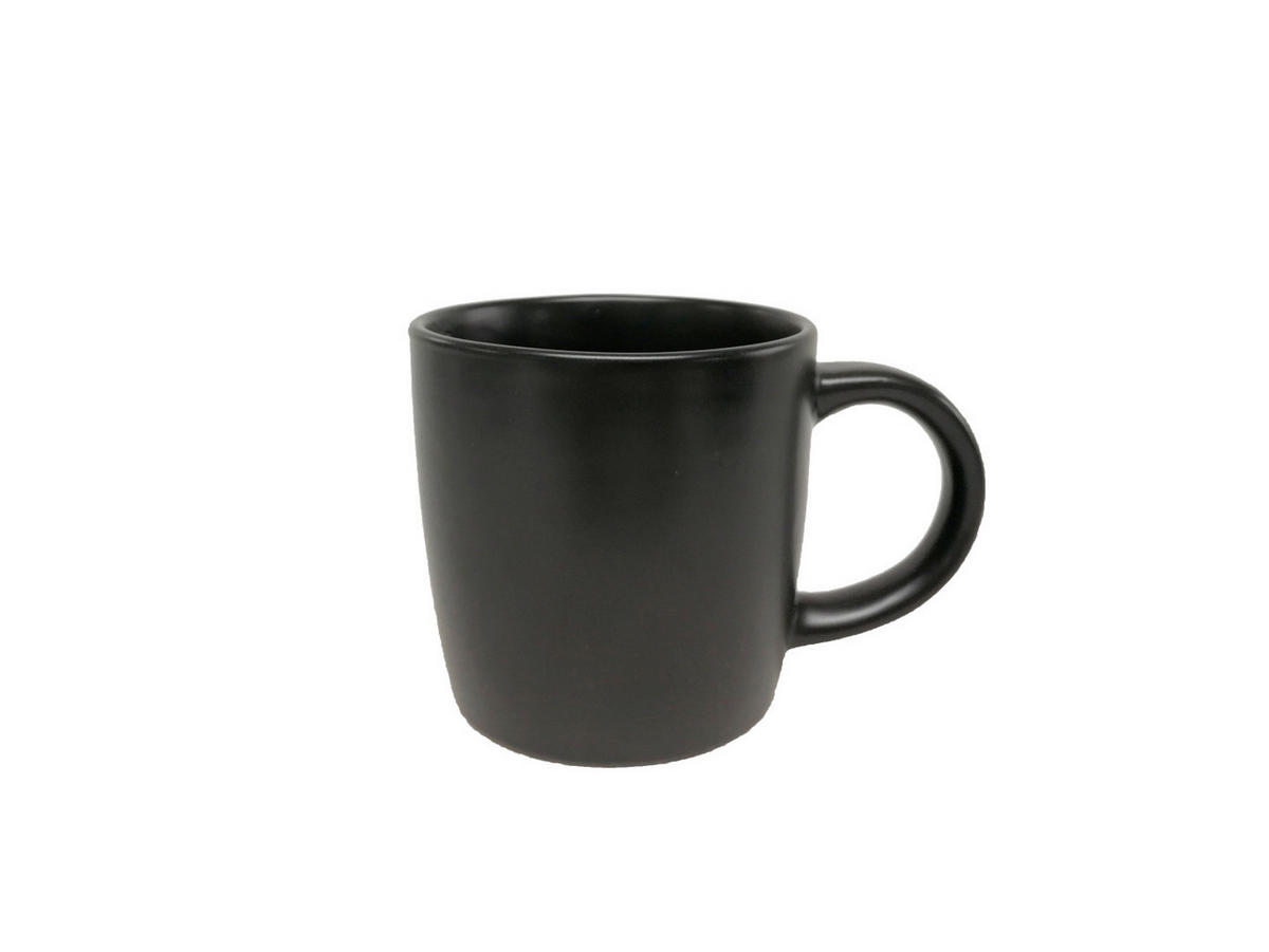 KAFFEEBECHER Salerno  410 ml   - Schwarz, Trend, Keramik (9,5/9,6cm) - Novel