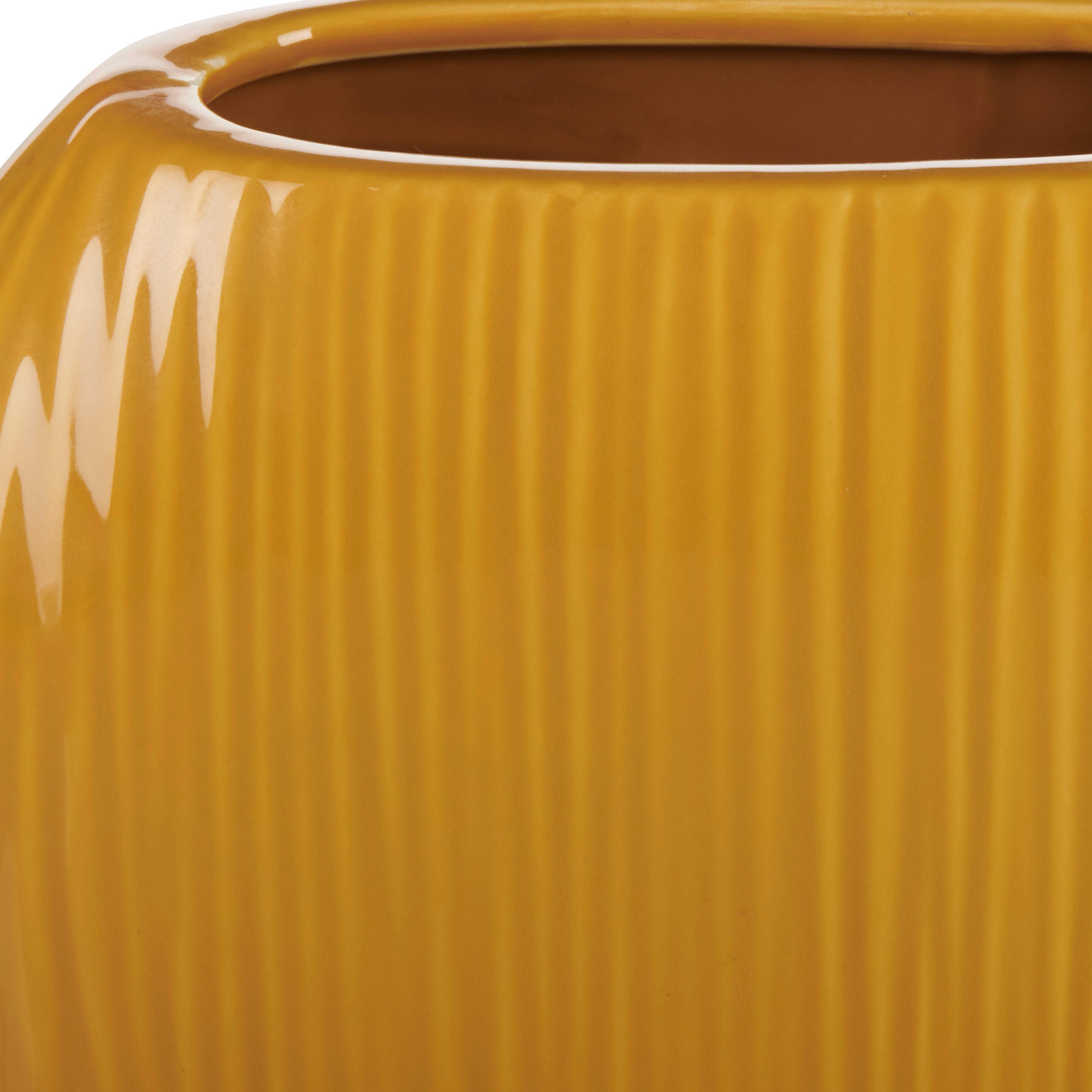 VASE 20 cm - Currygelb, Basics, Keramik (20cm)