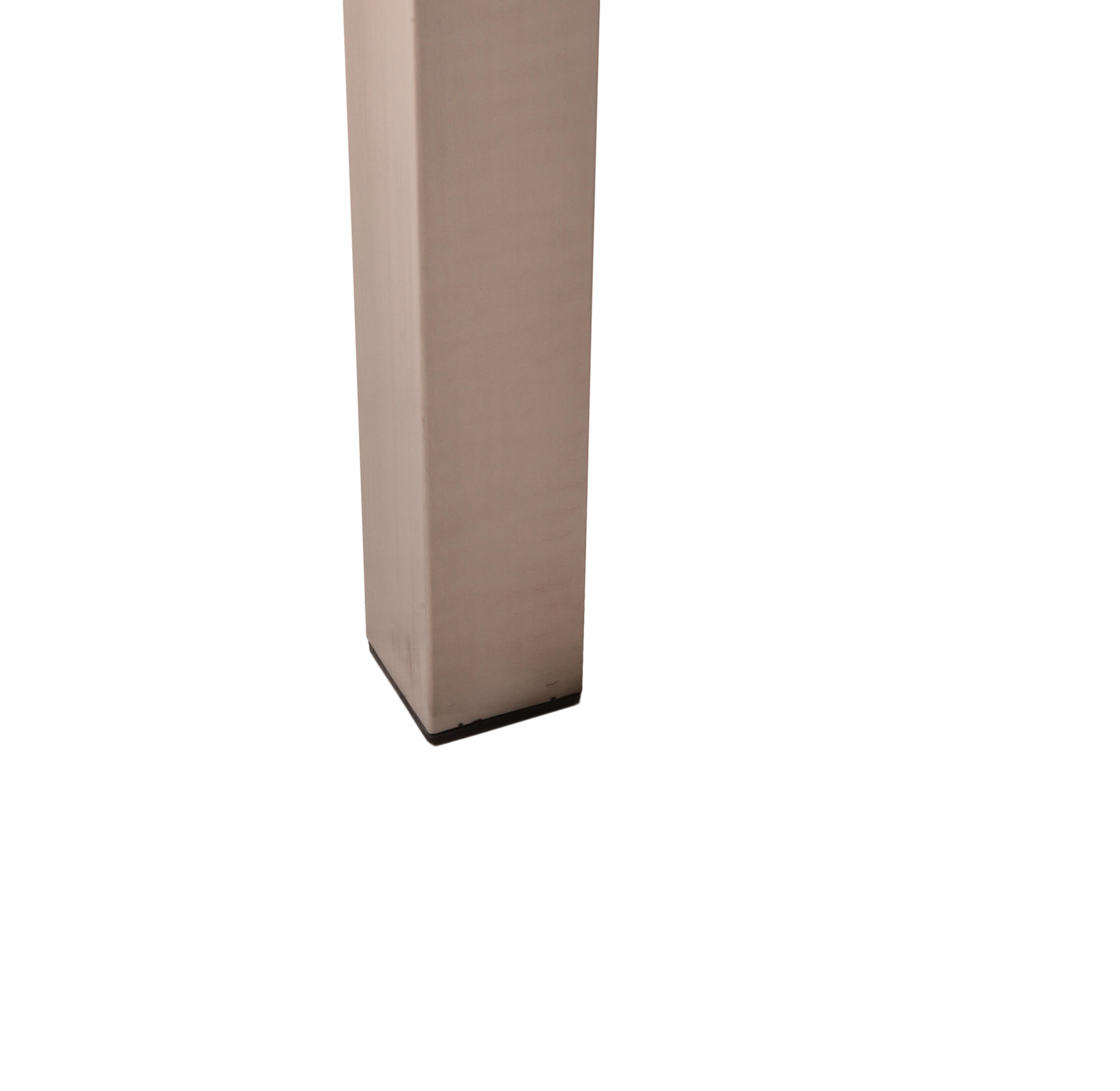 SITZBANK 180/38/45 cm Silberfarben, Teakfarben Teakholz Hartholz  - Silberfarben/Teakfarben, Basics, Holz/Metall (180/38/45cm) - Gardenson