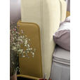 BOXSPRINGBETT 180/200 cm  in Creme, Senfgelb  - Senfgelb/Creme, Design, Textil/Metall (180/200cm) - Johann Jakob
